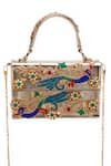 Buy_5elements_Gold Embroidery Moor Goota Clutch 