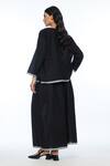 Shop_Payal Pratap_Black Handloom Cotton Belsamica Wide Leg Pant _at_Aza_Fashions