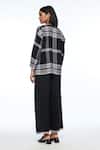 Shop_Payal Pratap_Black Linen Boat Neck Caesia Boxy Top _at_Aza_Fashions