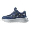 Sole Mates by Palak_Blue Designer Denim Sneakers  _Online_at_Aza_Fashions