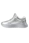 Sole Mates by Palak_Silver Moonlit Sneakers _Online_at_Aza_Fashions