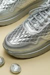Shop_Sole Mates by Palak_Silver Moonlit Sneakers _Online_at_Aza_Fashions