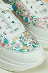 Sole Mates By Palak_White Floral Printed Sneakers _Online