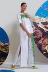 Shop_Nautanky_White Cotton, Linen Embroidery Boat Neck Floral Pant Set _Online_at_Aza_Fashions