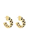 Shop_MAALICIOUS JEWELRY_Black Dalmation Hoops _at_Aza_Fashions