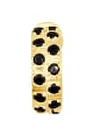 Buy_MAALICIOUS JEWELRY_Black Dalmation Hoops _Online_at_Aza_Fashions