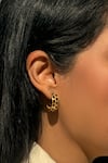 Buy_MAALICIOUS JEWELRY_Black Dalmation Hoops _at_Aza_Fashions