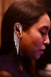 Buy_MAALICIOUS JEWELRY_Gold Plated Beads Sofia Waterfall Earrings _at_Aza_Fashions