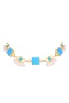 MAALICIOUS JEWELRY_Blue Evil Eye Choker Necklace _Online_at_Aza_Fashions