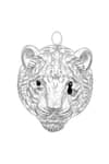 Shop_MAALICIOUS JEWELRY_Silver Plated Huli Tiger Pendant _at_Aza_Fashions