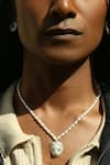Buy_MAALICIOUS JEWELRY_Silver Plated Huli Tiger Pendant _at_Aza_Fashions