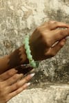 Buy_MAALICIOUS JEWELRY_Green Sona Glass Bangle _at_Aza_Fashions