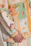 Buy_RANNA GILL_Multi Color Linen, Viscose Collared, Button-down Neck Elysia Shirt _Online_at_Aza_Fashions