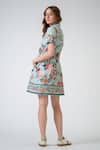 RANNA GILL_Multi Color Collared Eva Mini Dress _Online_at_Aza_Fashions