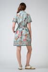 Buy_RANNA GILL_Multi Color Collared Eva Mini Dress _Online_at_Aza_Fashions