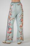 Buy_RANNA GILL_Multi Color Embroidery Vami High Waisted Floral Pants _Online_at_Aza_Fashions