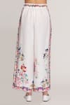 Buy_RANNA GILL_Ivory Linen, Viscose Embroidery Floral Alvia Culottes Pants _Online_at_Aza_Fashions