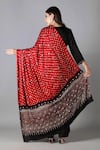 Shop_Sheeshakari_Black Silk Sequins, Mirrors Straight Kurta Set _at_Aza_Fashions