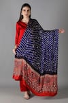 Buy_Sheeshakari_Red Silk Sequins Round Neck Straight Kurta Set _Online_at_Aza_Fashions