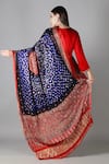 Shop_Sheeshakari_Red Silk Mirrors, Sequins Round Neck Embroidered Kurta Set _at_Aza_Fashions
