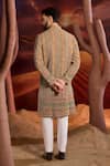 Shop_Kasbah_Multi Color Georgette Embroidery Designer Sherwani _at_Aza_Fashions