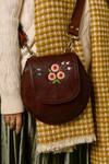 Shop_Miri_Brown Embroidery The Archies Bianca Sling Bag _Online_at_Aza_Fashions