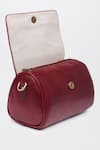 Buy_Miri_Maroon Rosewood Retro Flap Sling Bag _Online_at_Aza_Fashions