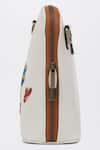 Buy_Miri_Ivory Zari, Beads, Embroidery Dragonfly Hand Sling Bag 