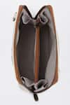 Miri_Ivory Zari, Beads, Embroidery Dragonfly Hand Sling Bag 