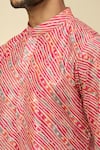 Shop_RNG Safawala_Pink Cotton, Silk Printed Kurta Set _Online_at_Aza_Fashions
