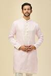 Shop_RNG Safawala_Pink Silk Embroidery Kurta Set 
