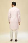 RNG Safawala_Pink Silk Embroidery Kurta Set _Online_at_Aza_Fashions