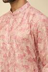 Shop_RNG Safawala_Pink Crepe, Silk Embroidery Printed Kurta Set 