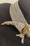 Studio6 Jewels_Gold Plated Finish Contemporary Choker Necklace _Online_at_Aza_Fashions