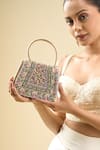 Buy_Tasna_Multi Color Beads Clutch _at_Aza_Fashions