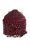 Shop_Tasna_Red Beads Potli Clutch 