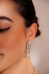 Buy_Zevar By Geeta_White Faux Diamonds Designer Jewellery Set _Online_at_Aza_Fashions