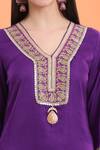 Buy_MINIME ORGANICS_Purple , Satin And Pink Designer Kurta Set 