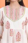 Buy_MINIME ORGANICS_Off White Cotton Embroidery Printed Kurta Sharara Set 