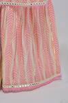 MINIME ORGANICS_Pink Cotton Embroidery, Lace, Pom-poms Printed Kurta Set With Sharara _Online_at_Aza_Fashions