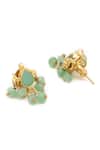 Shop_Ruby Raang_Green Beads, Pearls Gold Plated Jewellery Set 