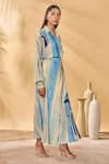 Buy_Masaba_Beige Crepe, Silk Midnight Faces Long Skirt _Online_at_Aza_Fashions