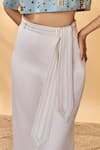 Masaba_Ivory Cotton, Linen Embroidery Pirouette Picnic Trousers _Online_at_Aza_Fashions
