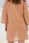 Shop_Beachbum_Gold Sequins V-neck Finch Kaftan _at_Aza_Fashions