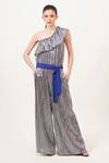 Buy_Beachbum_Blue Sequins One Shoulder Twinkle Jumpsuit _at_Aza_Fashions