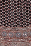Shop_Sheeshakari_Red Silk Embroidery, Sequins Round Neck Kurta Set With Dupatta _Online_at_Aza_Fashions