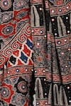 Sheeshakari_Red Silk Printed Saree With Blouse Piece _at_Aza_Fashions