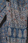 Buy_Sheeshakari_Blue Silk Embroidery Printed Designer Saree With Blouse _Online_at_Aza_Fashions