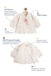 Shop_Tiber Taber_White Cotton Bows Print Flexi Kimono Set 