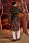 Shop_Kasbah_Green Georgette Embroidery Designer Kurta _at_Aza_Fashions
